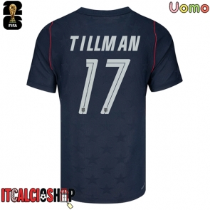Stati Uniti Malik Tillman #17 Seconda Maglia Mondiali 2026 Manica Corta